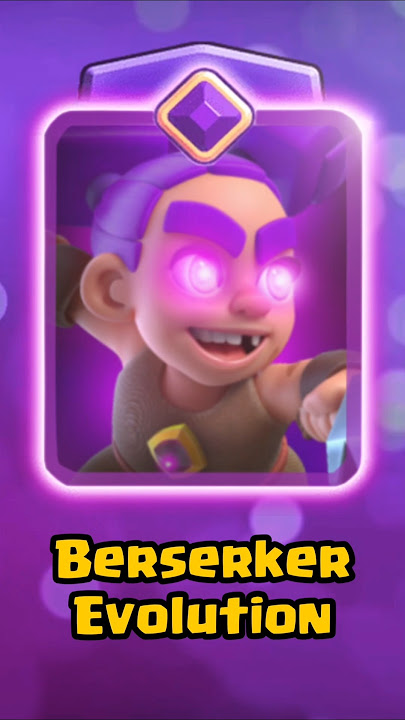 🐭 Berserker Evolution #clashroyale