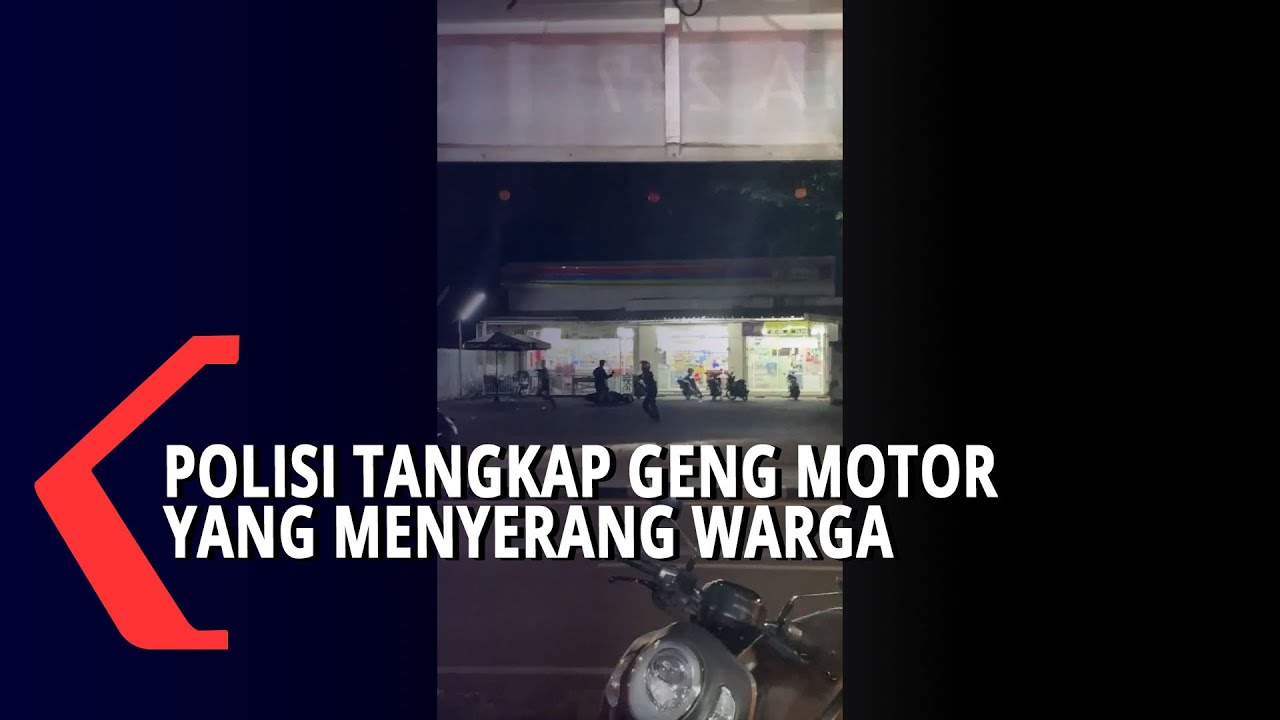 Polisi Tangkap Geng Motor Yang Menyerang Warga di Makassar