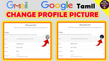 how to change gmail profile picture on computer | change gmail logo | tamil