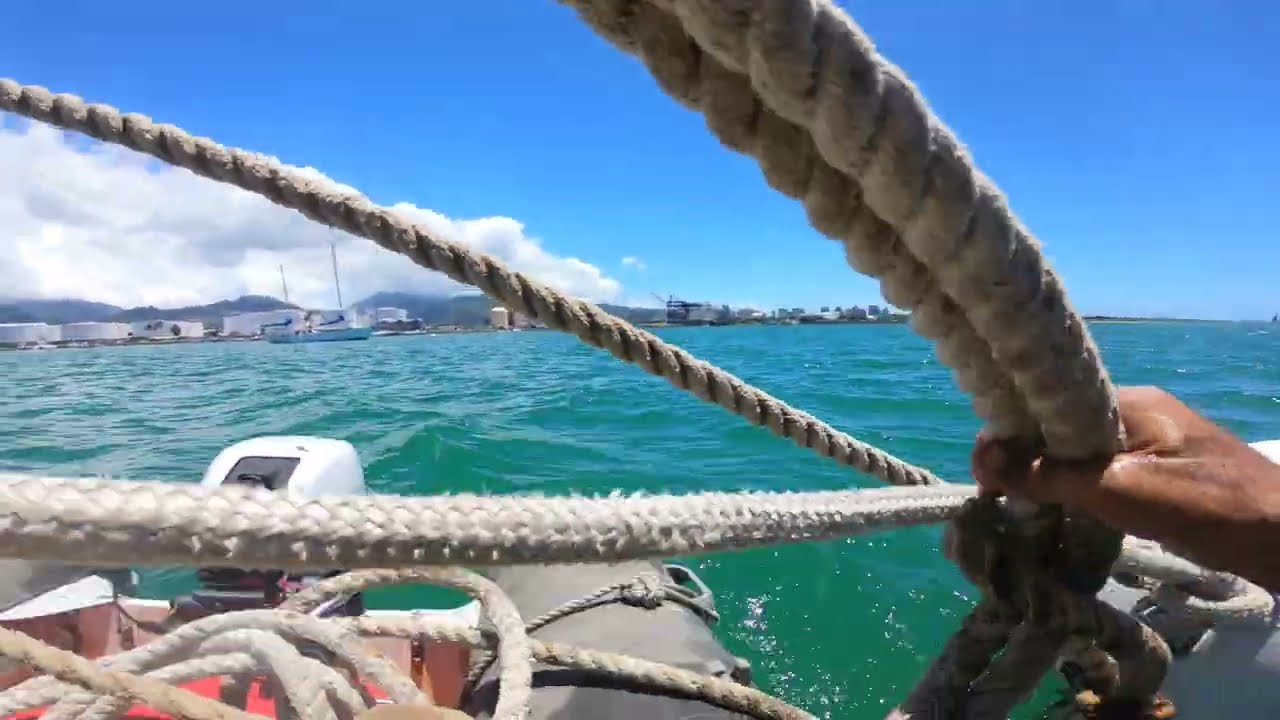 STORM DAMAGE! INSPECTION! Wooden BOAT Project SAIL TRADITION - its TIME for STATE of HAWAII BUOY RUN
