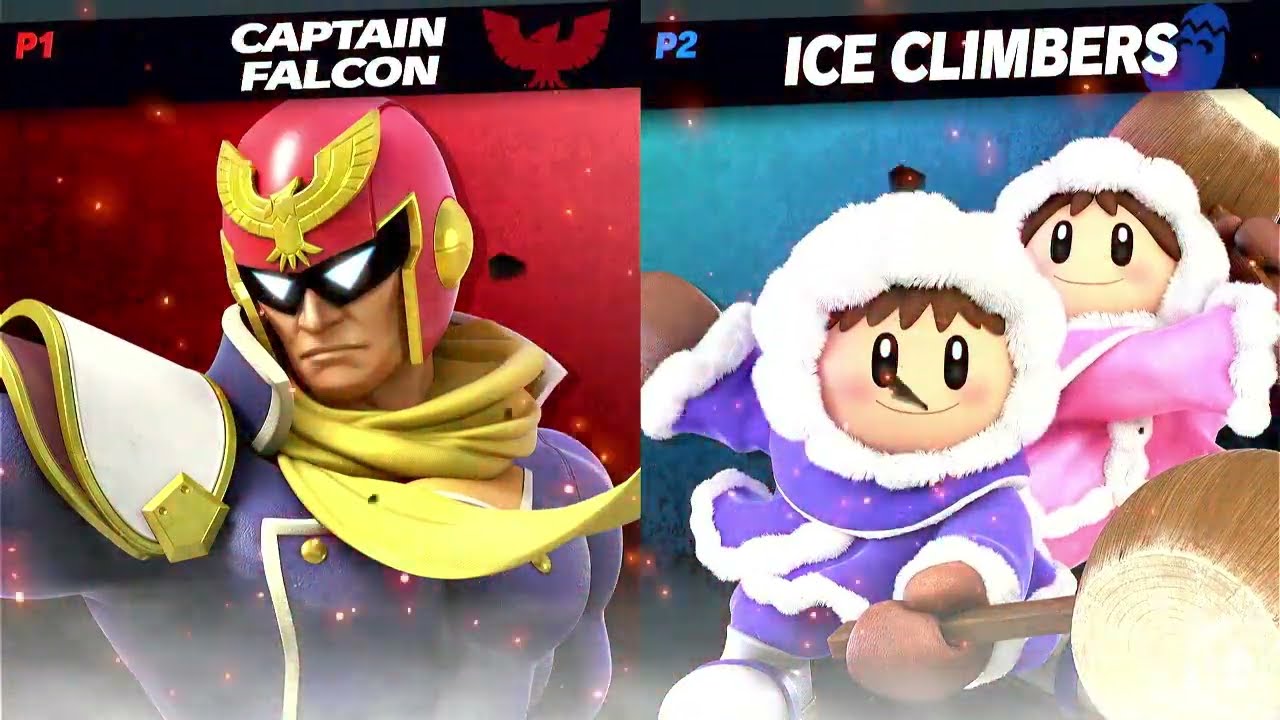 Falcon VS Ice Climbers - Super Smash Bros Gameplay