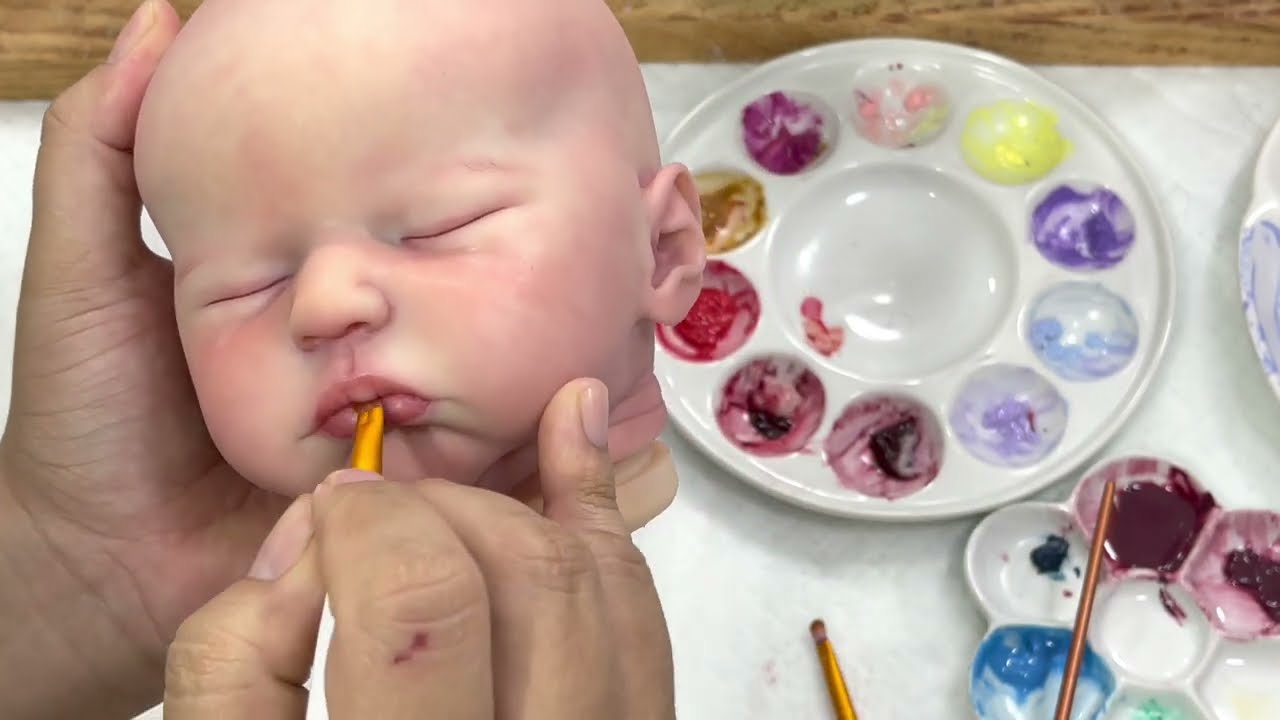 Pintura Bebê Reborn / Painting Reborn Doll / Ana Paula Guimarães / Jonh Jonh - Tay Freitas