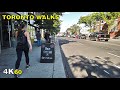 Toronto Walk (Narrated) - Bloor West Village to Ossington on July 28 [4K]