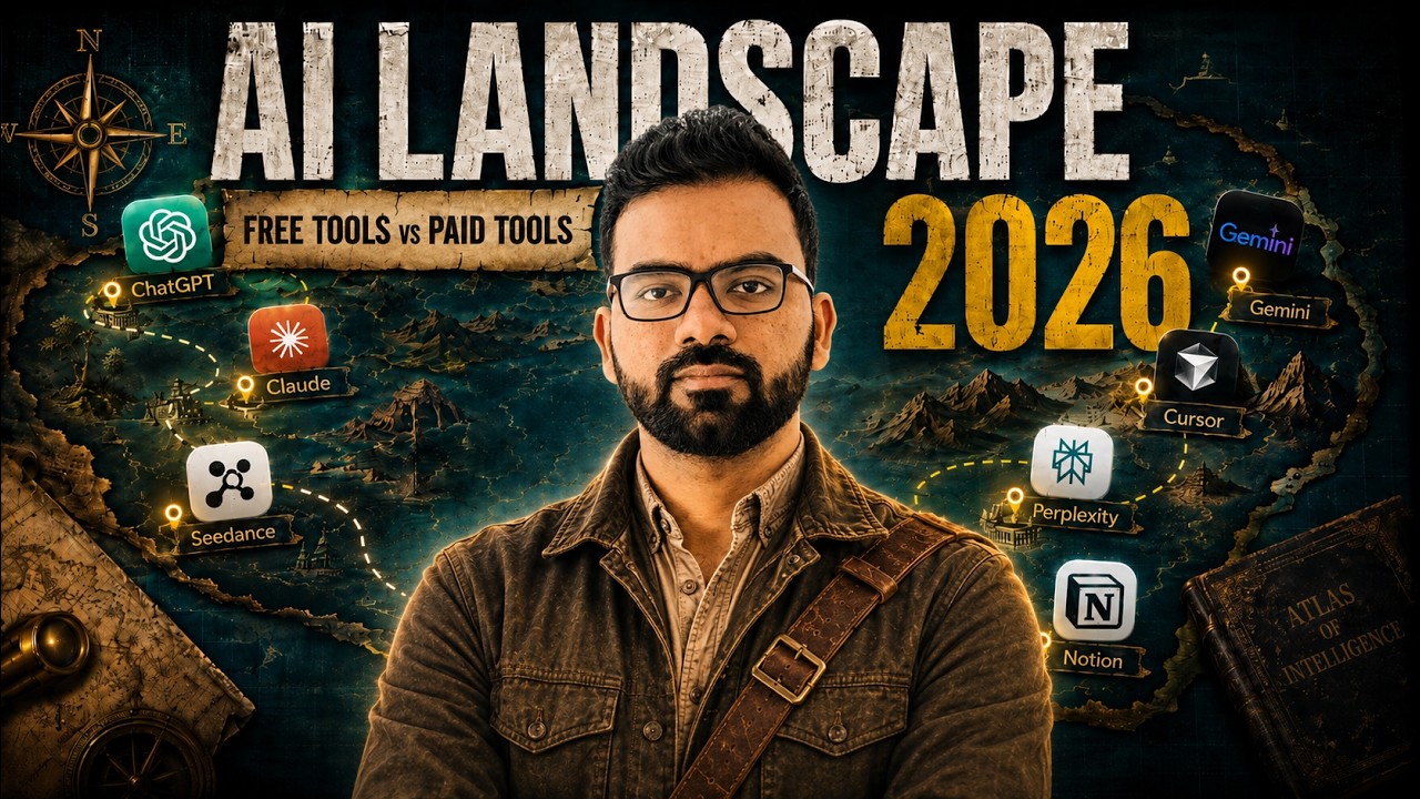 AI tools Landscape in 2026 | Free Tools vs Paid Tools