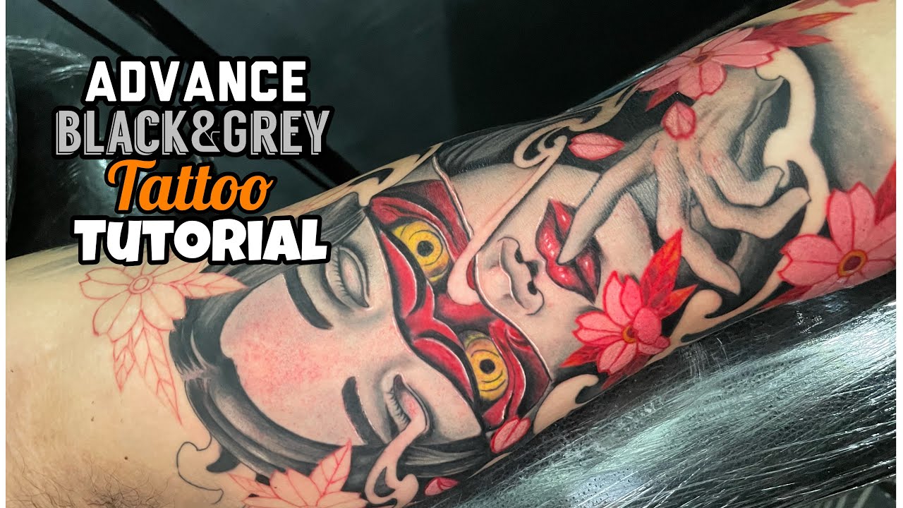 ADVANCE BLACK&GREY TATTOO TUTORIAL (tagalog)