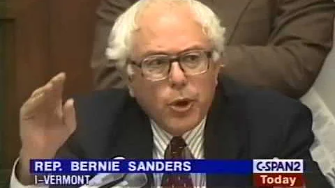 Bernie Sanders Grills Alan Greenspan: Sanders Pred...