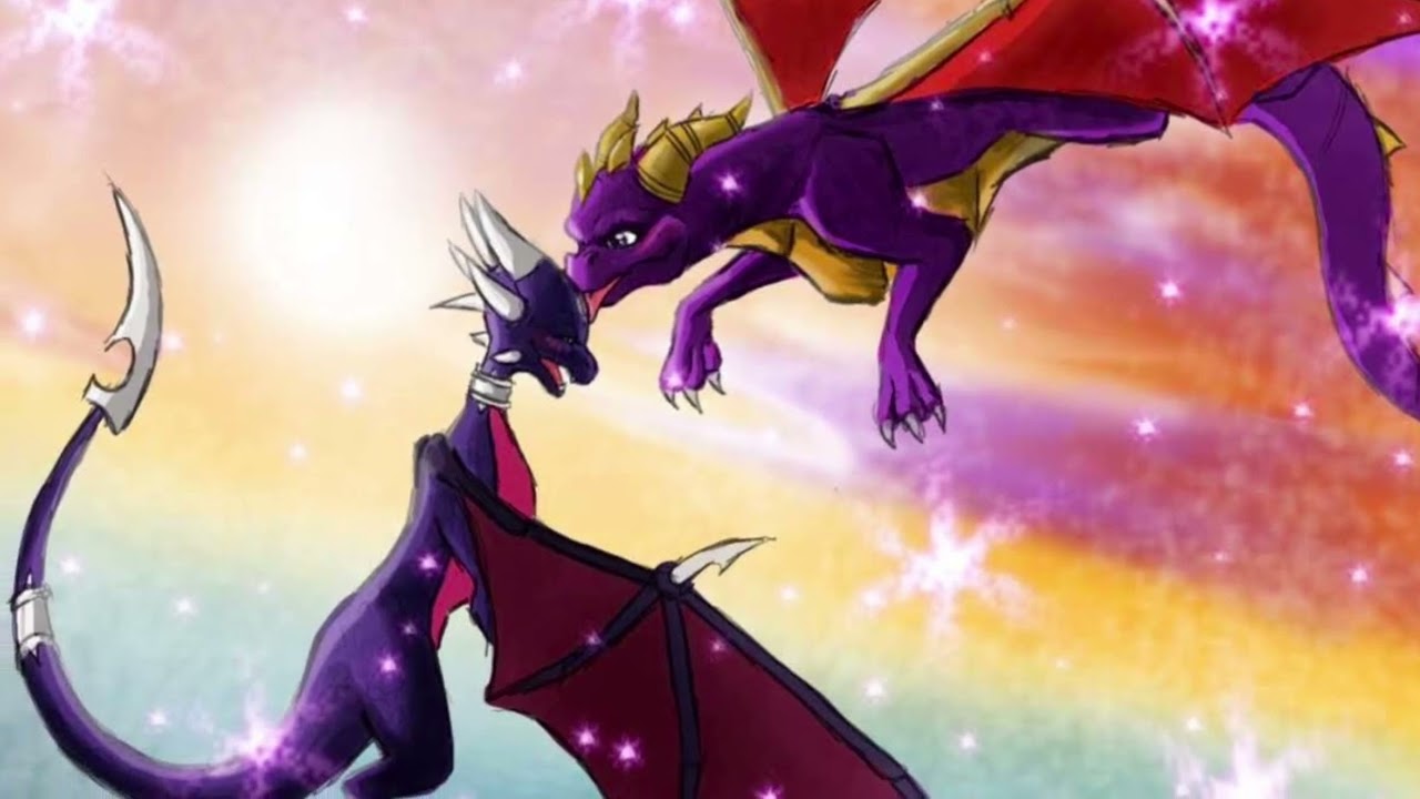 Spyro and cynder counting stars￼￼