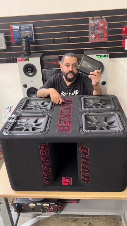 Testing the SounDigital 1600.1 evox2 car Amplifier with 4 Kicker L7 subwoofers!