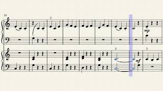 Irish Washerwoman - traditional - piano duet
