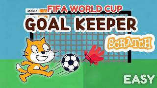 How to Make FIFA World Cup GoalKeeper Game in Scratch screenshot 3