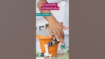 Robert Driver Dustbin #Automatic Dustbin collect wastage#viralshort #scienceexhibition #funnyscience