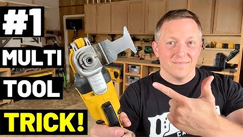 I Never Knew This TRICK About the OSCILLATING MULTITOOL?!