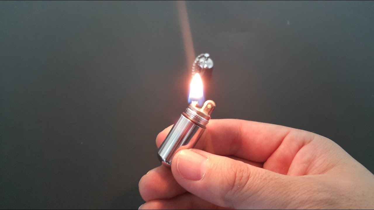 피넛 라이터 , 연료 없는 라이터로 불 붙이기 peanut lighter.