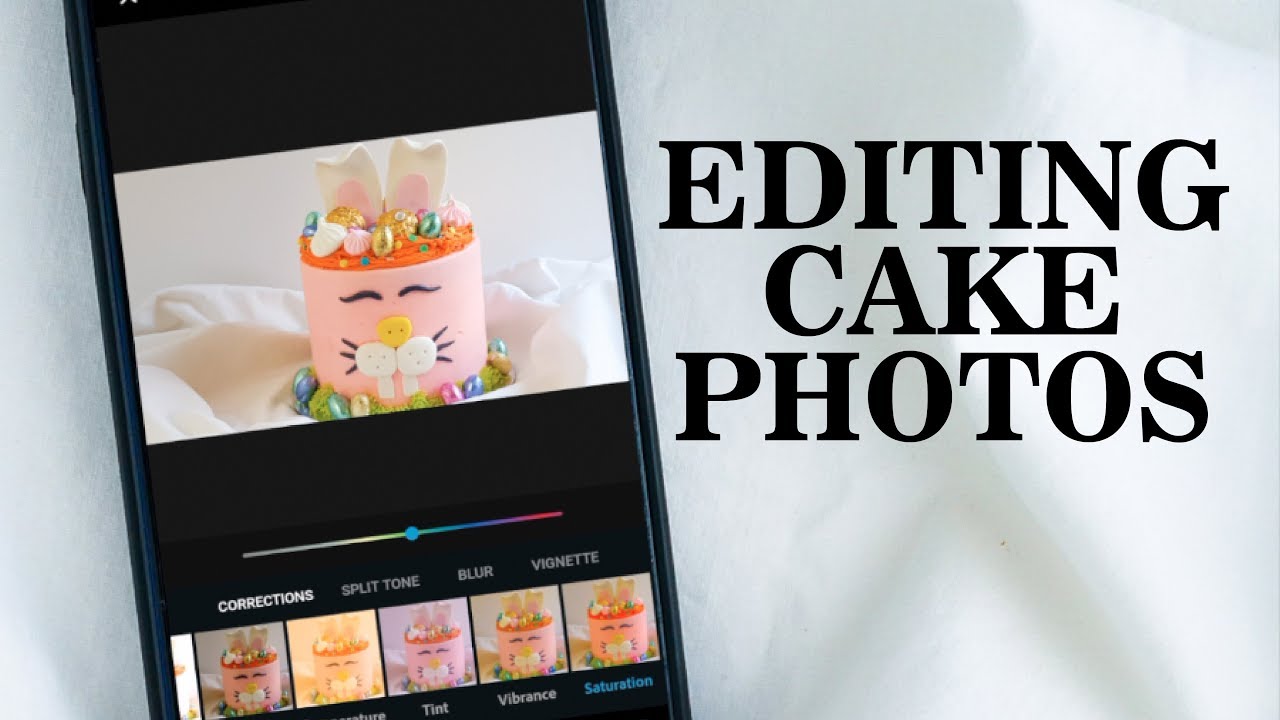 How I Like to Edit My Cake Photos Rosie's Dessert Spot YouTube