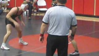 Santa Ana College Wrestling Tournament 2009 - 165 CON4: RJ Pilkington vs Chad Barga