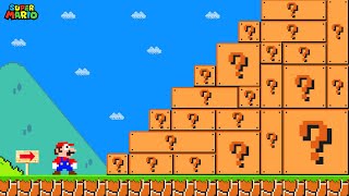 Super Mario Bros. but Question Blocks Are Random Sizes... | Game Animation