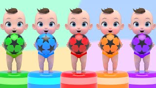 Rock A Bye Baby & Five Little Monkeys Jumping On The Bed Nursery Rhymes & Kids Songs | Kindergarten