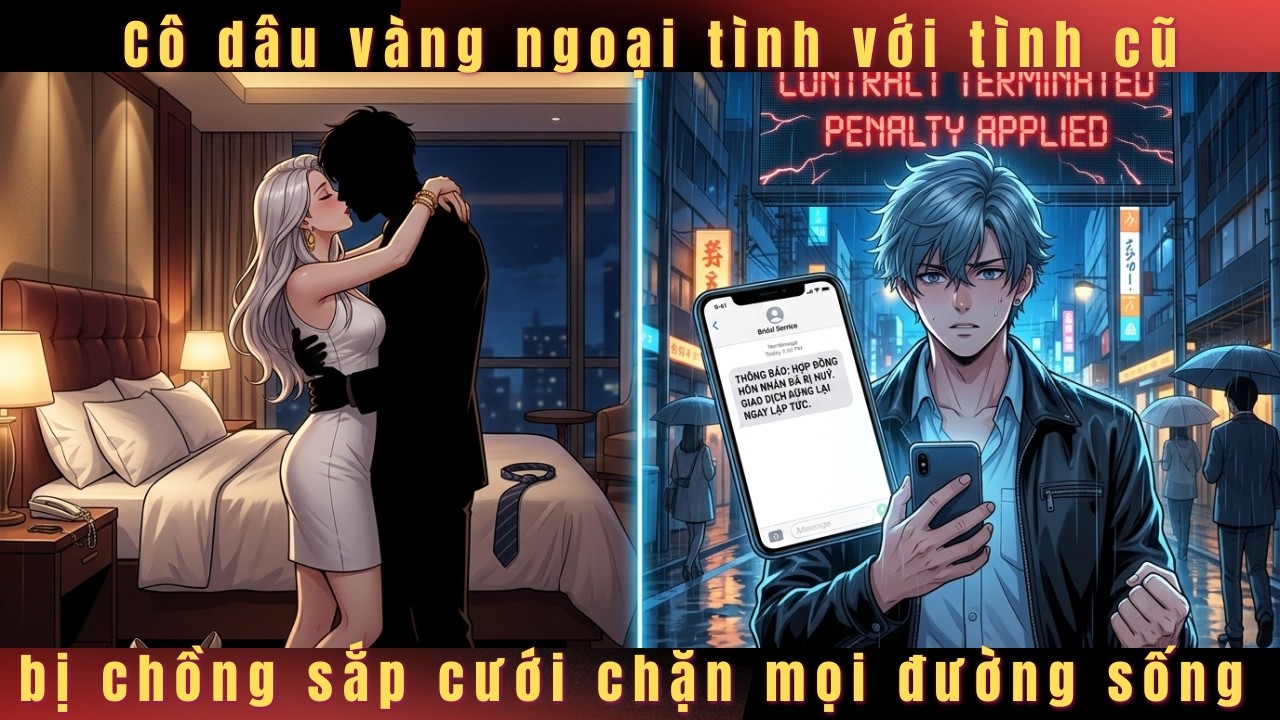 Cô dâu vàng ngoại tình với tình cũ, bị chồng sắp cưới chặn mọi đường sống