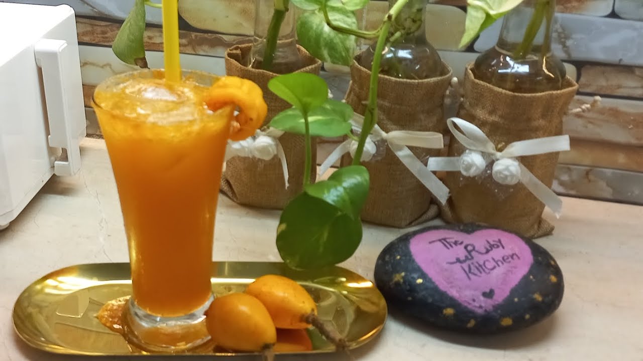 Loquat Mojito||Healthy and Amazing Drink||Recipe By Ruby||Loquat Juice||