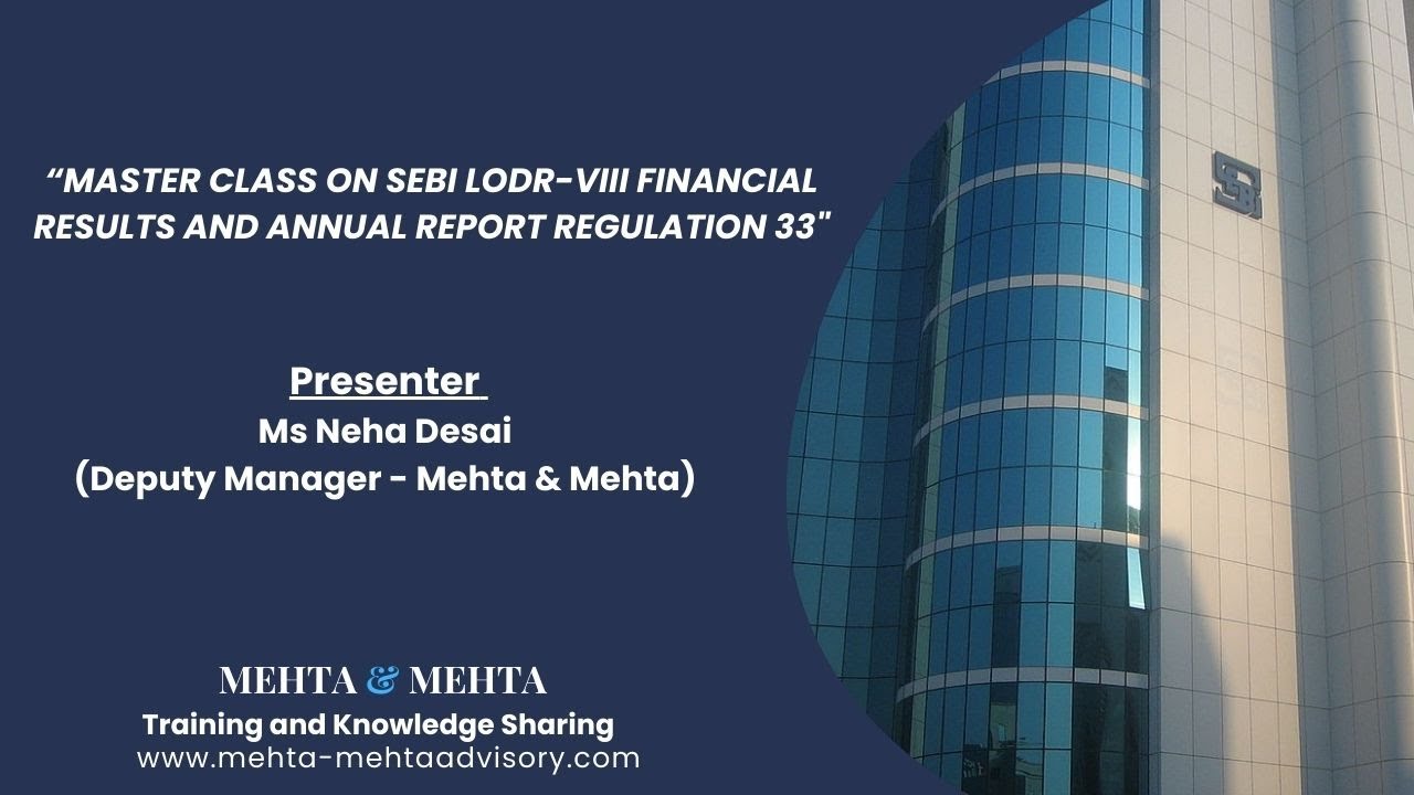 Master Class on SEBI LODR-VIII