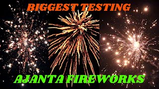 Biggest Testing Single & Multiple Skyshot | Ajanta Fireworks | CST |