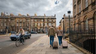 4K Edinburgh Walk: The Elegant and Peaceful New Town | Scotland in Spring (Real Sounds) ☁️🏛️