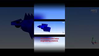 High Speed Impact Simulation | ANSYS Explicit Dynamics FEA #shorts #short #ansys #ansysfluent