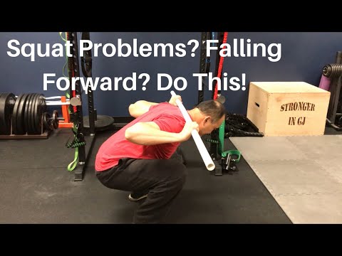 Squat Problems? Falling Forward? Do This!
