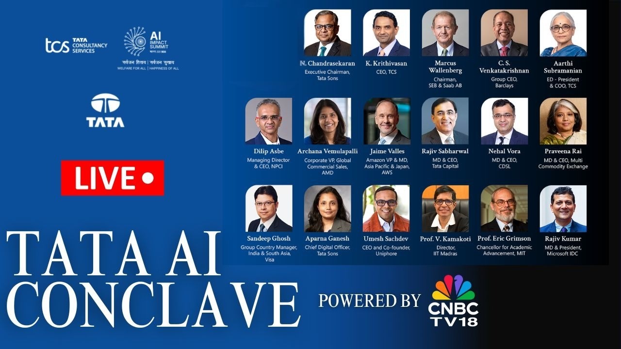 LIVE | Tata AI Conclave Powered By CNBC TV18 | India AI Impact Summit 2026 | N18L