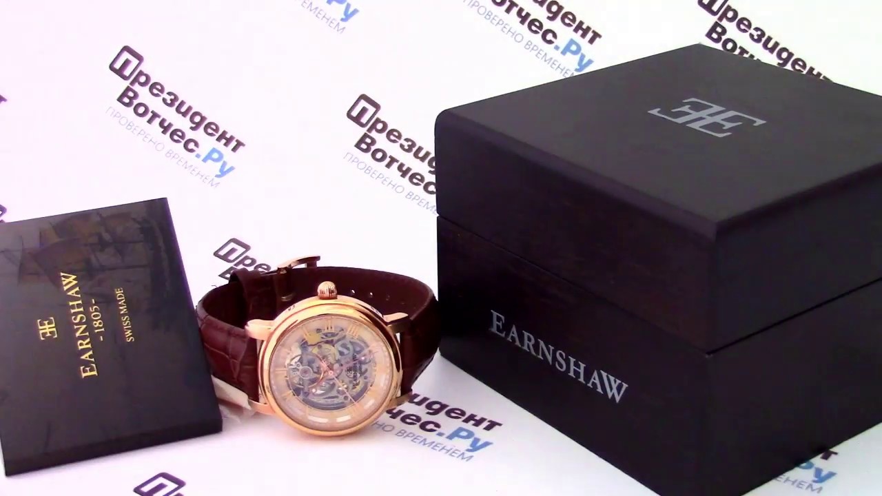 Часы Earnshaw ES-8040-03 - видео обзор от PresidentWatches.Ru