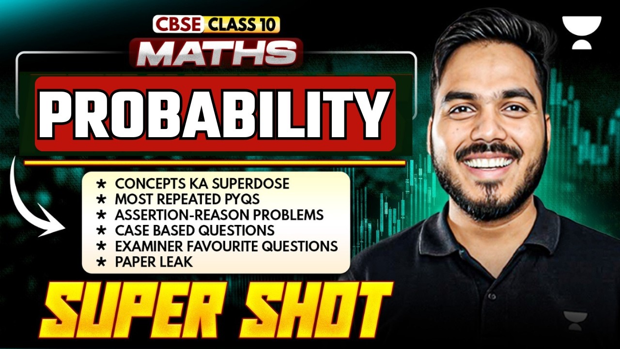 Probability Class 10 | Math Most Important Questions | Abhinay Sir