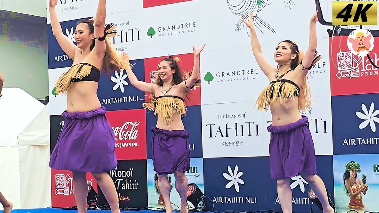 4K】タヒチフェスタ #1 タヒチアン Tahitian dance in Japan