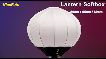 NiceFoto Quick set-up Lantern softbox 50cm/65cm/80cm #Aputure#Nanlite#Godox  Lantern softbox