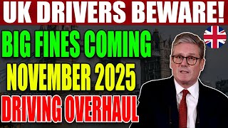 🚗 4 Key Driving Law Changes in November 2025 – What Drivers MUST Know!