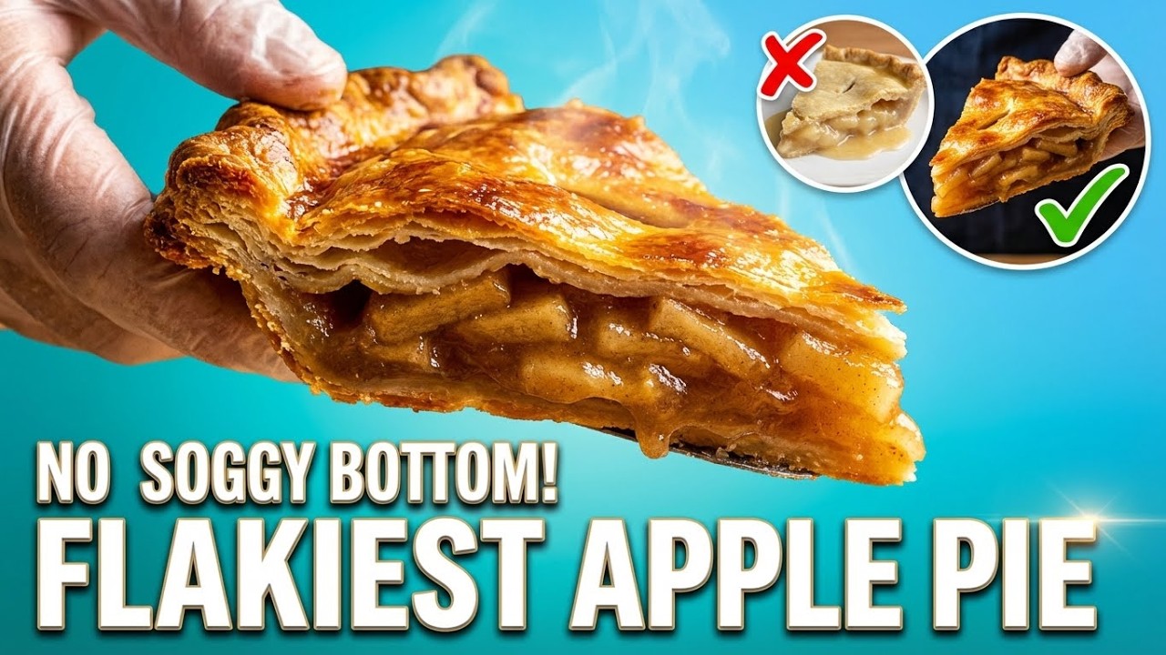 Apple Pie Recipe: Flaky Crust + No Soggy Bottom (Easy Lattice!)