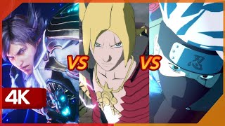 TEKKEN 8 VS NARUTO STORM | Lars Alexandersson VS Kakashi Comparison (Ultimate Jutsu VS Rage Art) 4K