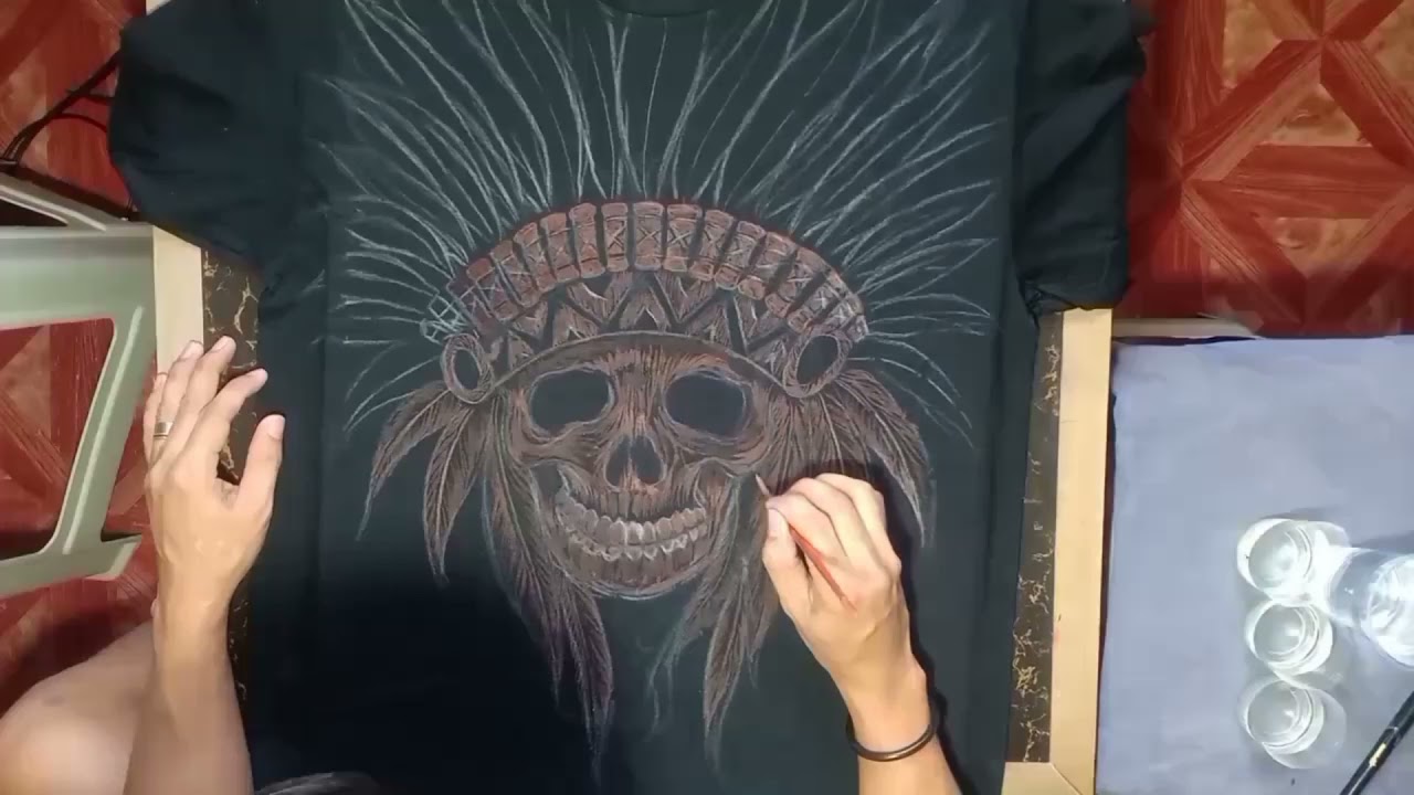 Bleach Painting Tutorial - YouTube