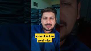 ms excel and ms word ki videos channel per uploaded hain @ustaadify