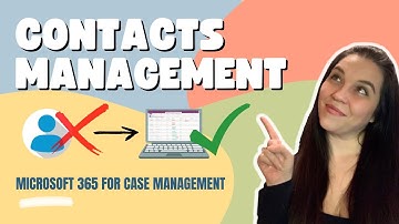 Managing Contacts in SharePoint Without the People Web Part / Microsoft 365 for Case Management