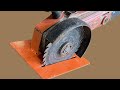 Make A Homemade Circular Saw | Angle Grinder Hack | DIY Adapter For Angle Grinder.
