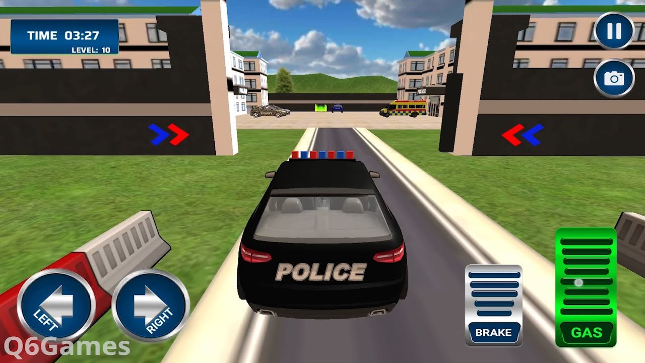 US Police Car Parking Game - Transporter Simulator  - Android Gameplay #1