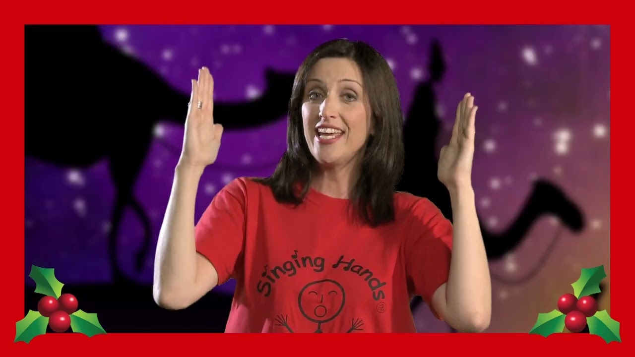Makaton - AWAY IN A MANGER - Singing Hands