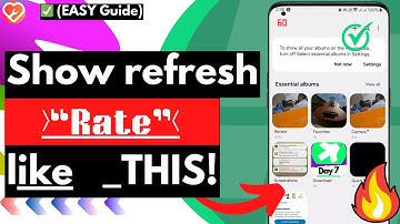 How to Get/Show Refresh Rate on Your Screen! (Android)