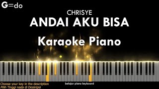 Andai Aku bisa G=do (Remembering Chrisye) | Karaoke Piano
