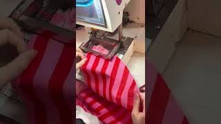 Automated Smocking and Pleating on Striped Fabric with a Multi Needle Machine