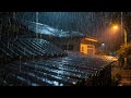 Heavy Rain &amp; Gentle Thunder on a Metal Roof 🌧️ Live Sleep Sounds