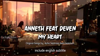 My Heart Lyrics - Irwansyah dan acha septriasa - Cover Anneth feath Deven