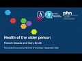 Health of the older person