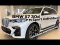 BMW X7 30d M Sport Белый с Белым салоном