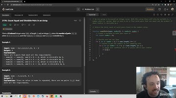 Count Equal and Divisible Pairs in an Array - TypeScript